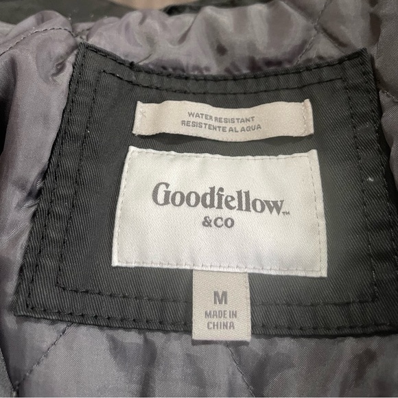 Goodfellow & Co Men's Weather Resistant Jacket Black color size M - Picture 7 of 8